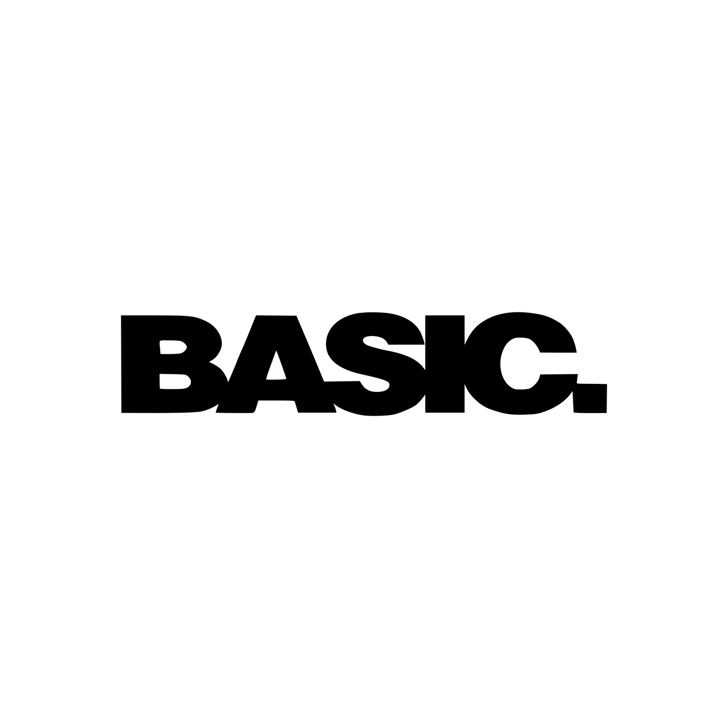 Basic sticker decal
