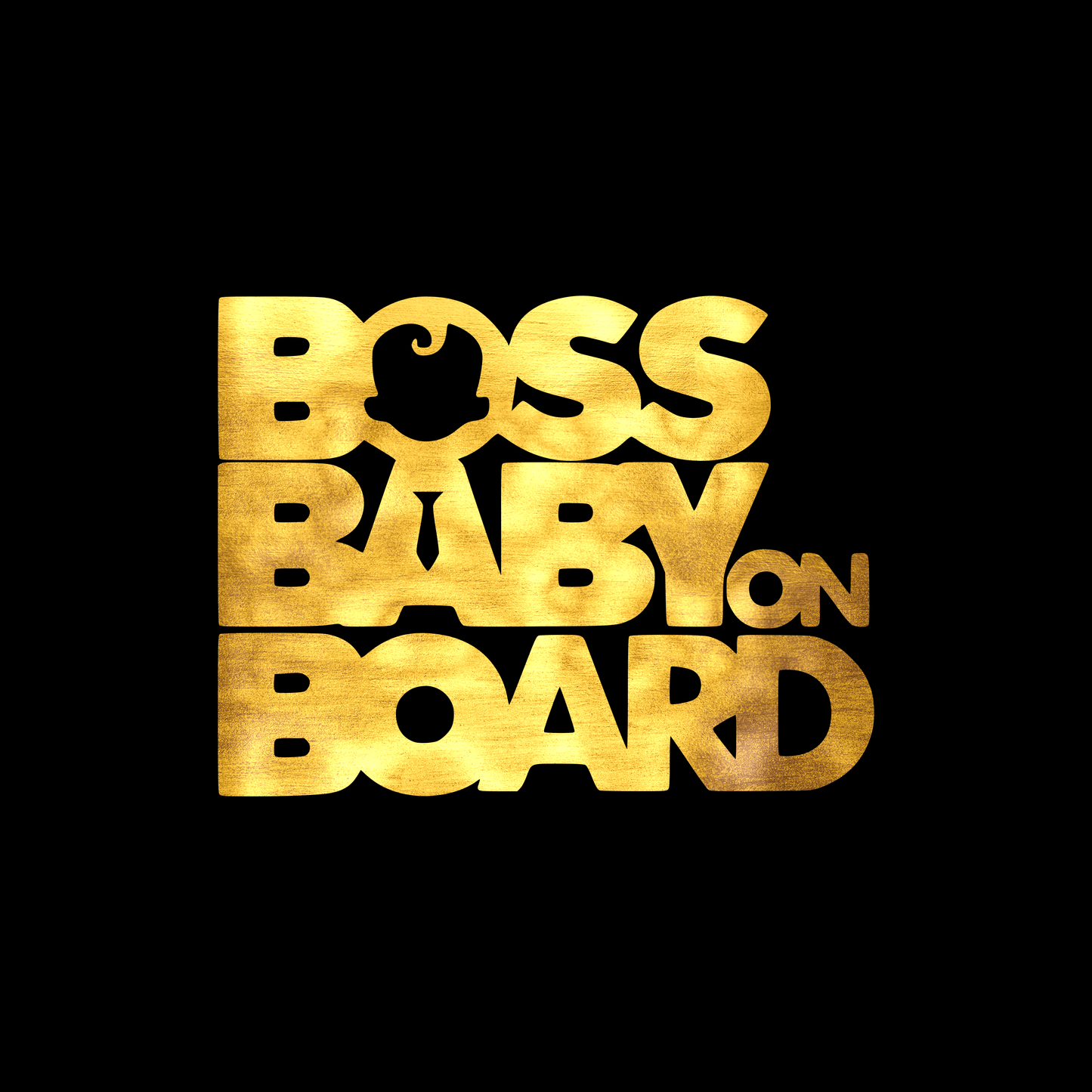 Boss baby on board sticker decal