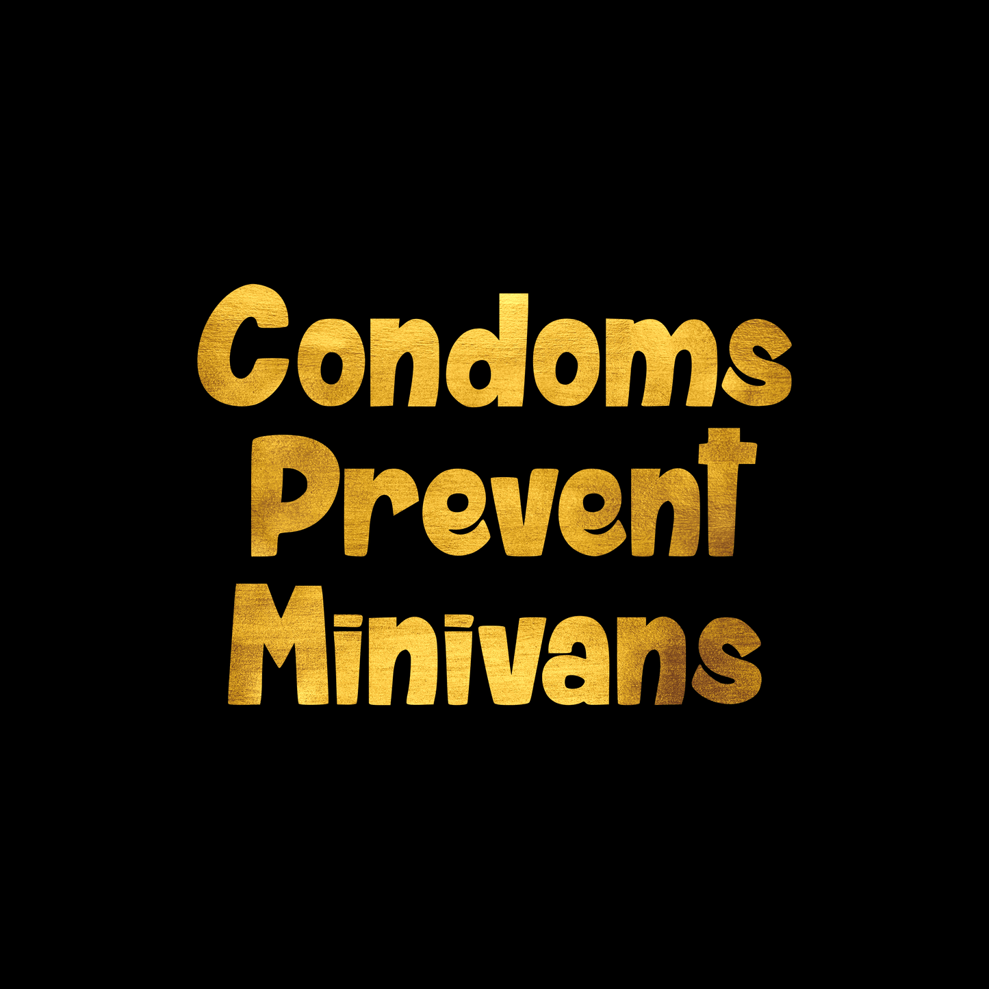 Condoms prevent minivans sticker decal