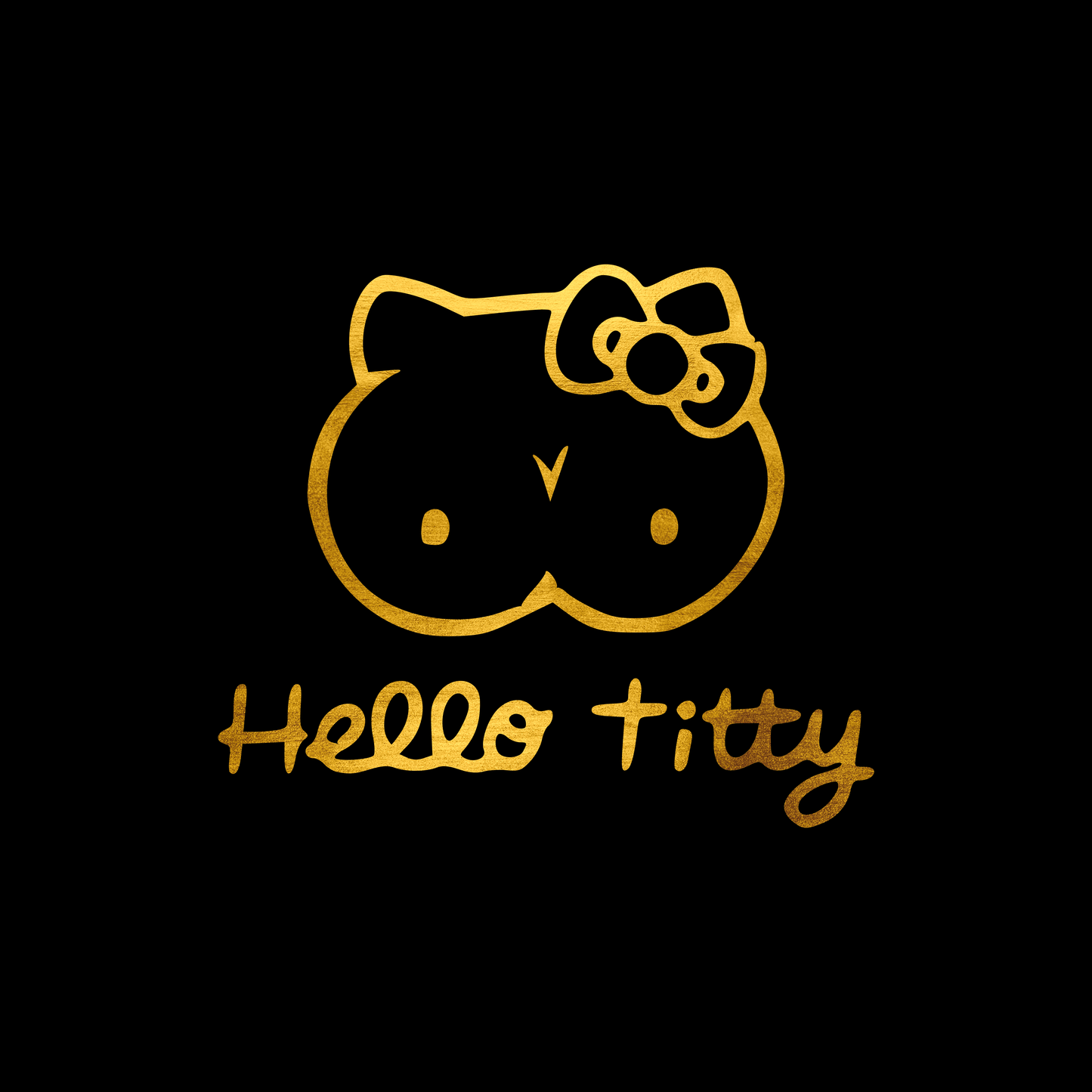 Hello Titty sticker decal