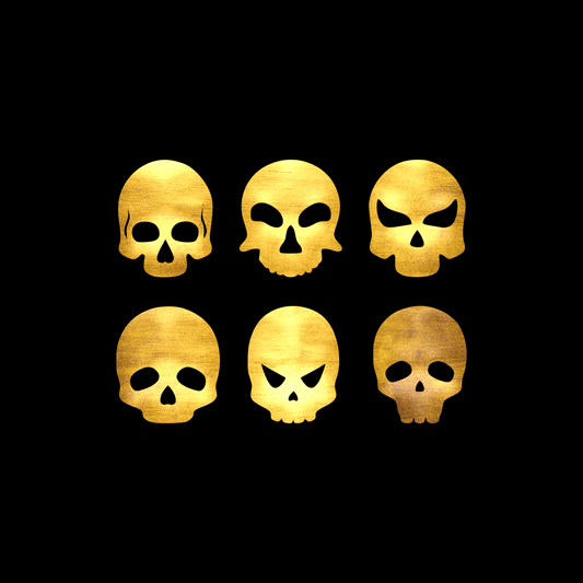 Skull set sticker decal