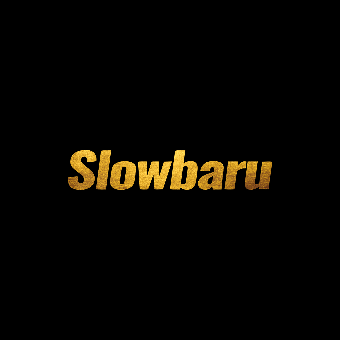 Slowbaru sticker decal