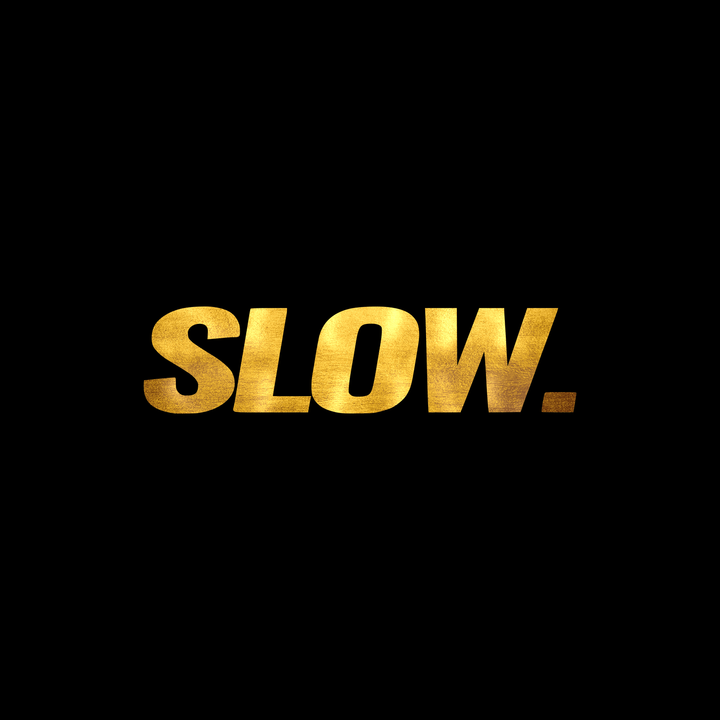Slow sticker decal