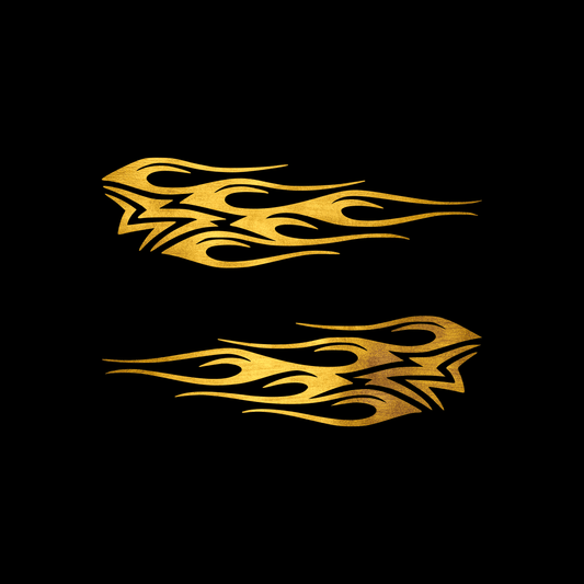 Vlammenset 6 sticker decal