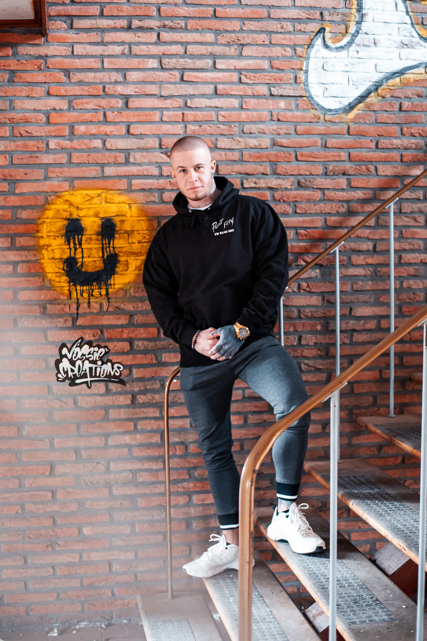 POINT FIFTY Unisex-Kapuzenpullover