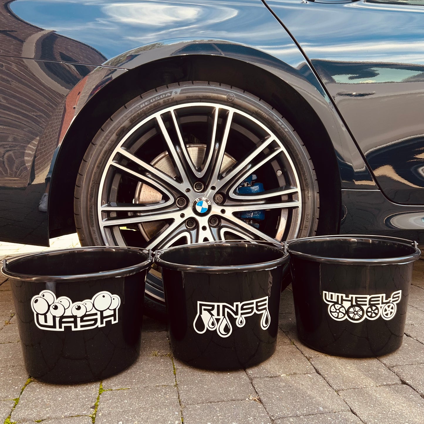Bucket Stickers (set van 3)