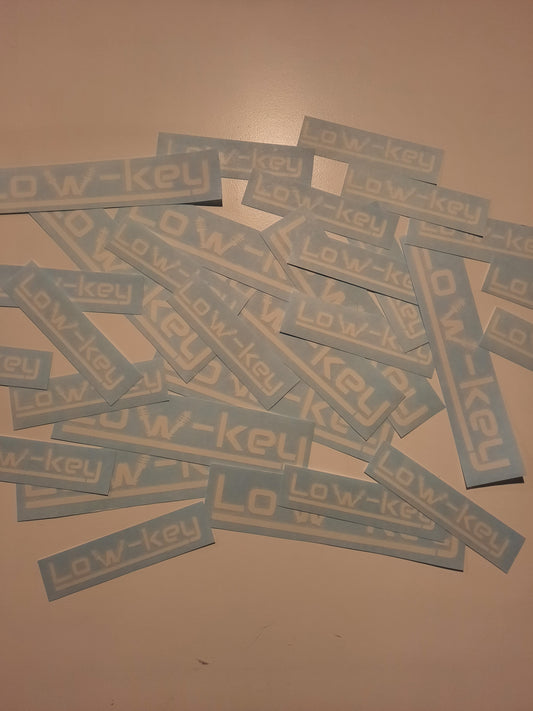 LOW-KEY sticker