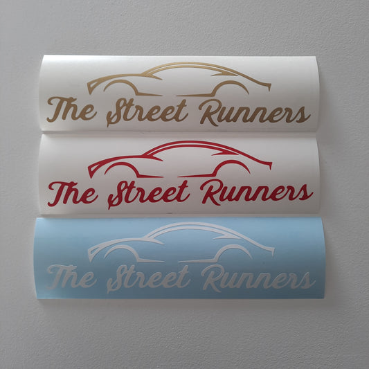 The street runners sticker