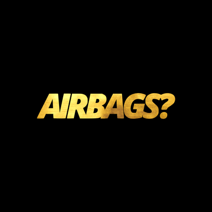   Airbags sticker decal
