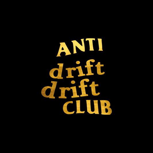Anti drift drift club sticker decal