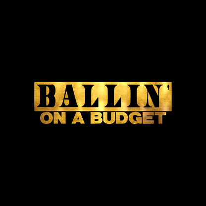 Ballin' on a budget sticker decal