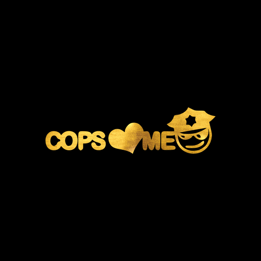 Cops love me sticker decal