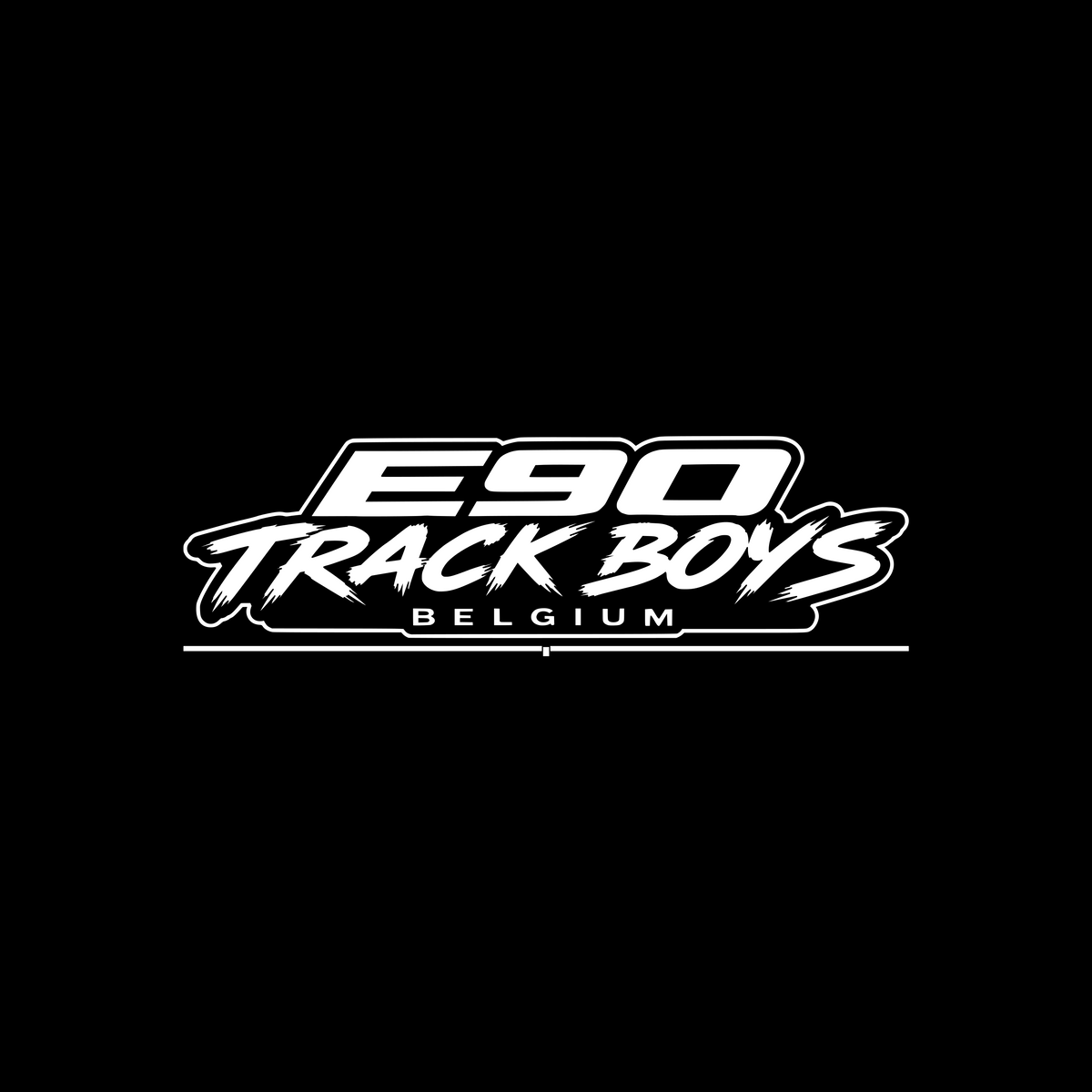 E90 trackboys sticker