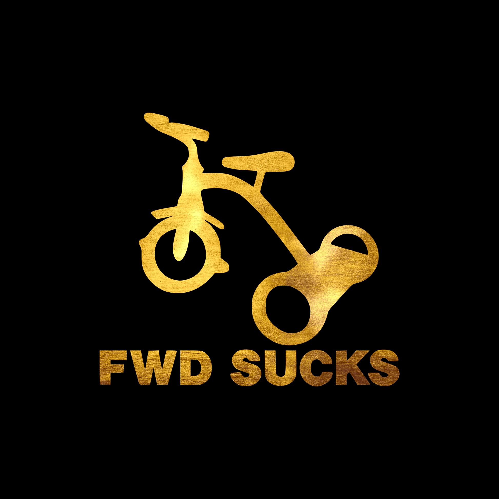 FWD sucks sticker decal