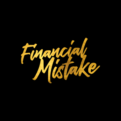 Financial mistake sticker decal
