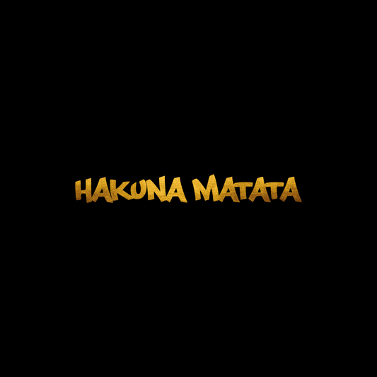 Hakuna matata sticker decal