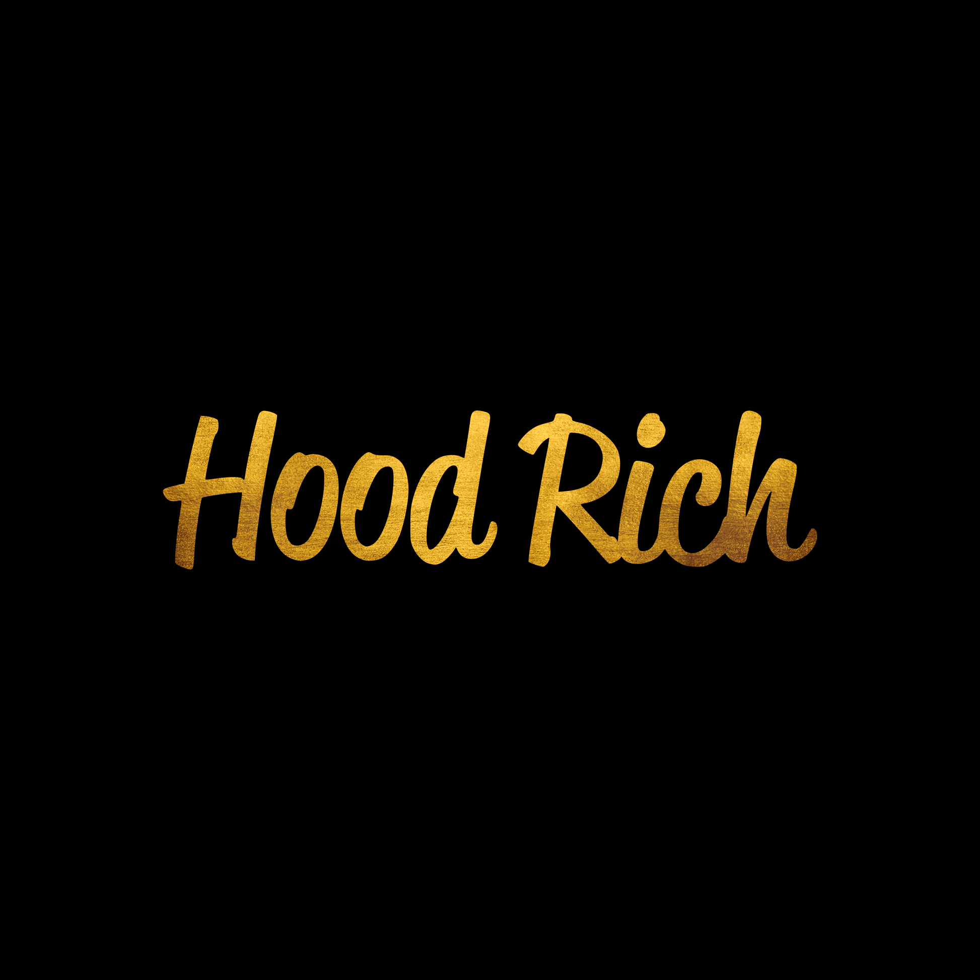 Hood rich sticker decal