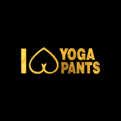 I love yoga pants sticker decal