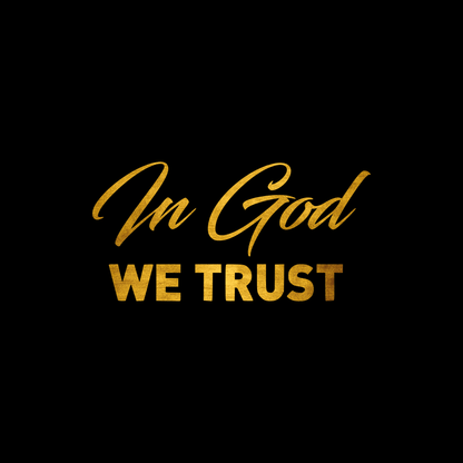 In God we trust sticker decal