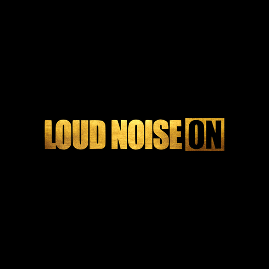 Loud noise on sticker decal