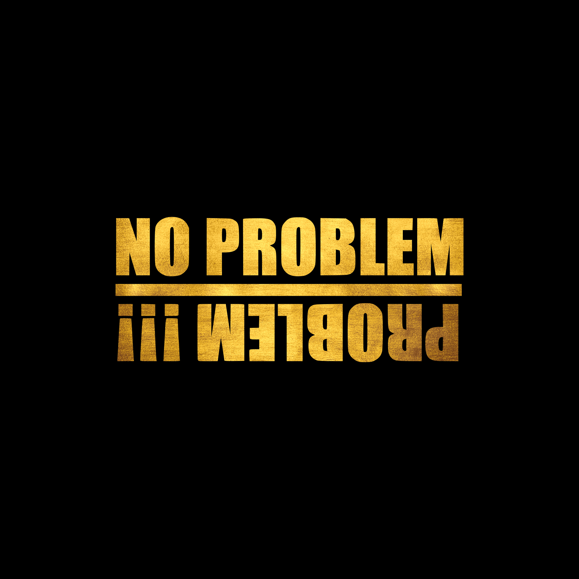 No problem problem sticker decal