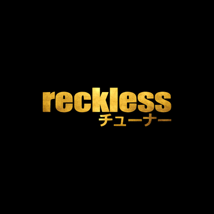 Reckless japanese sticker decal