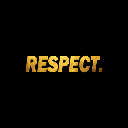 Respect sticker decal