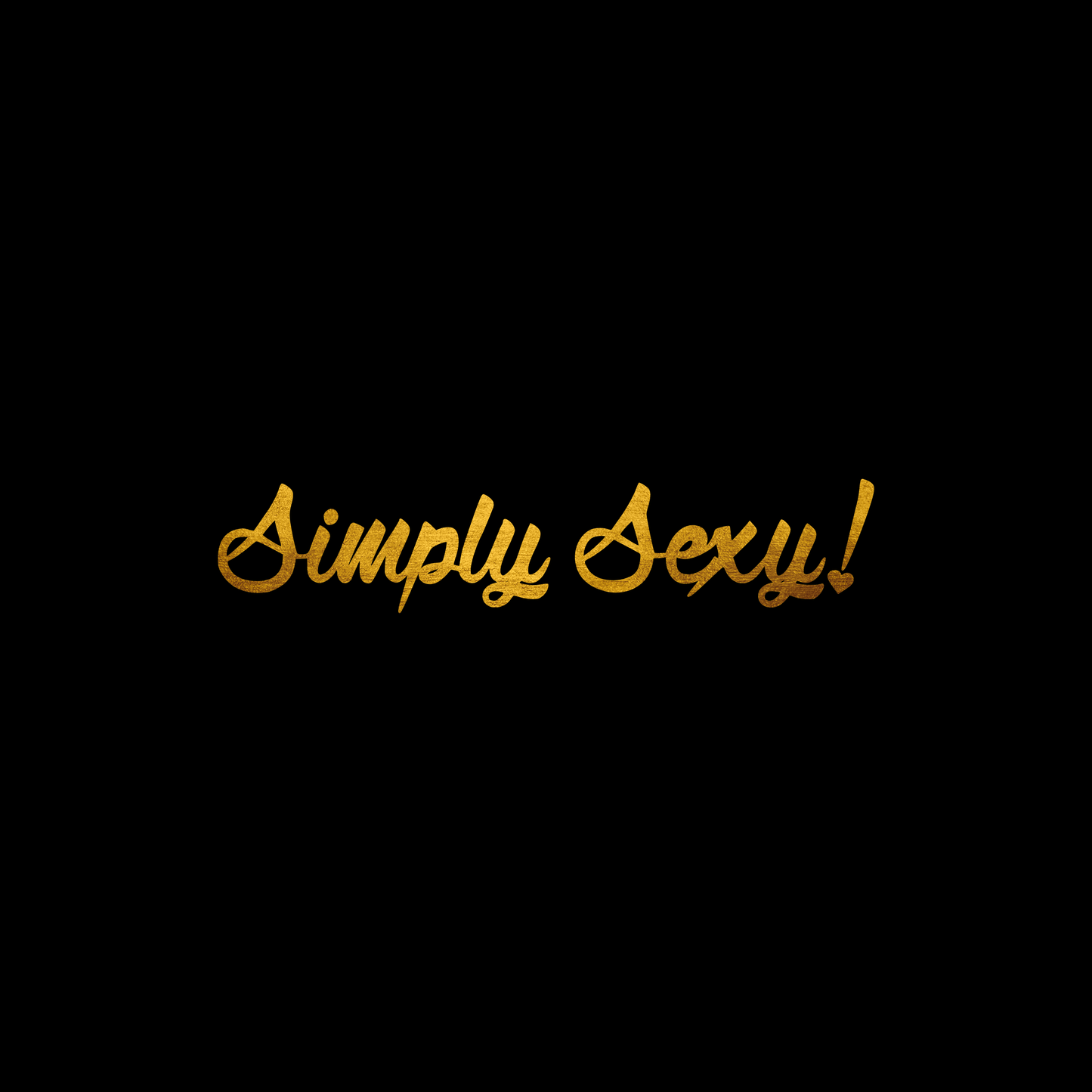 Simply sexy sticker decal