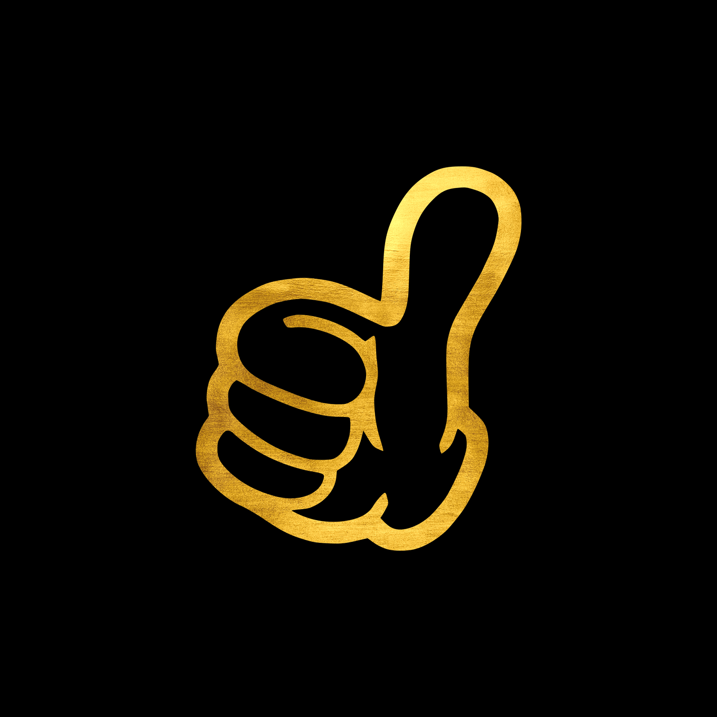 Thumbs up sticker decal
