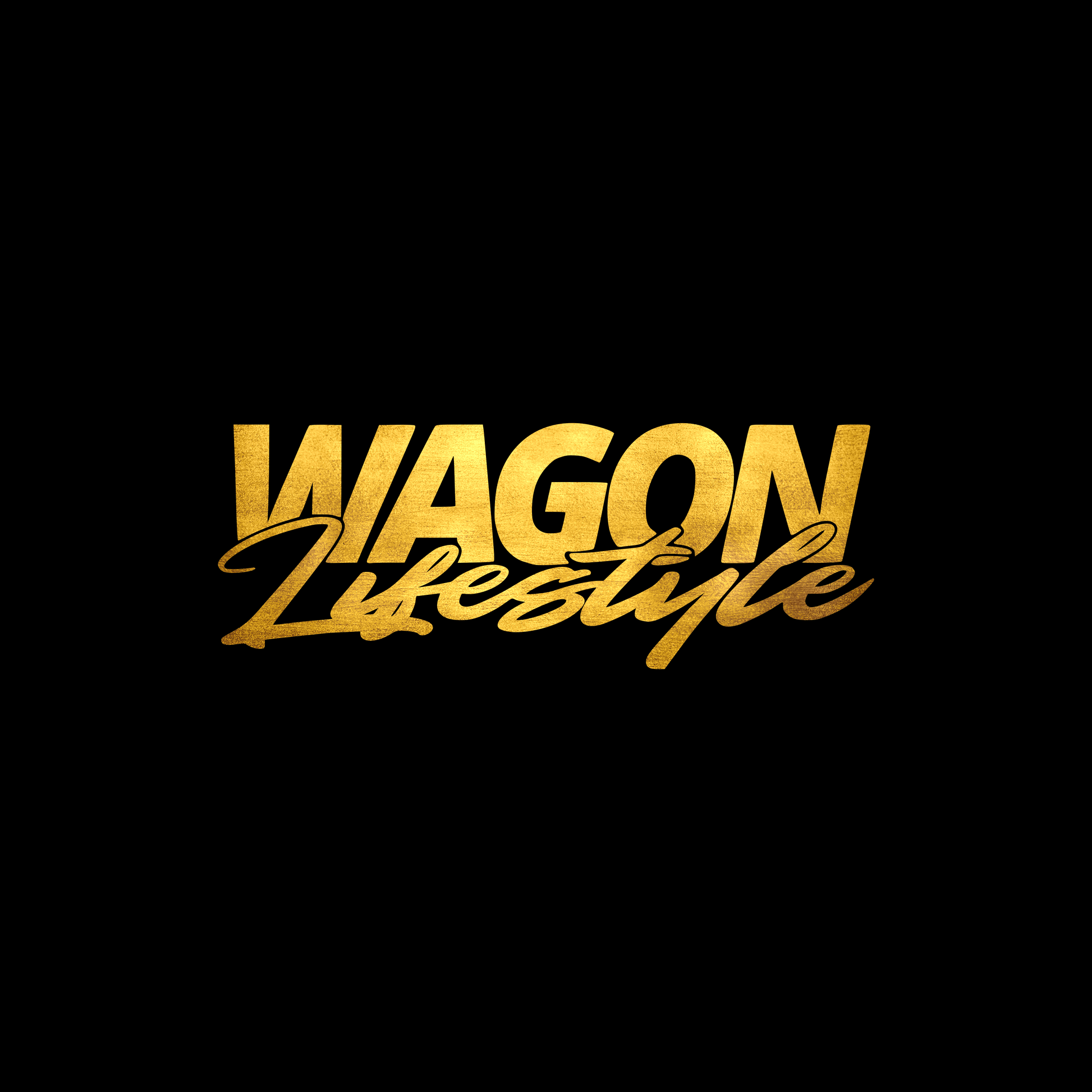 Wagon lifestyle sticker decal