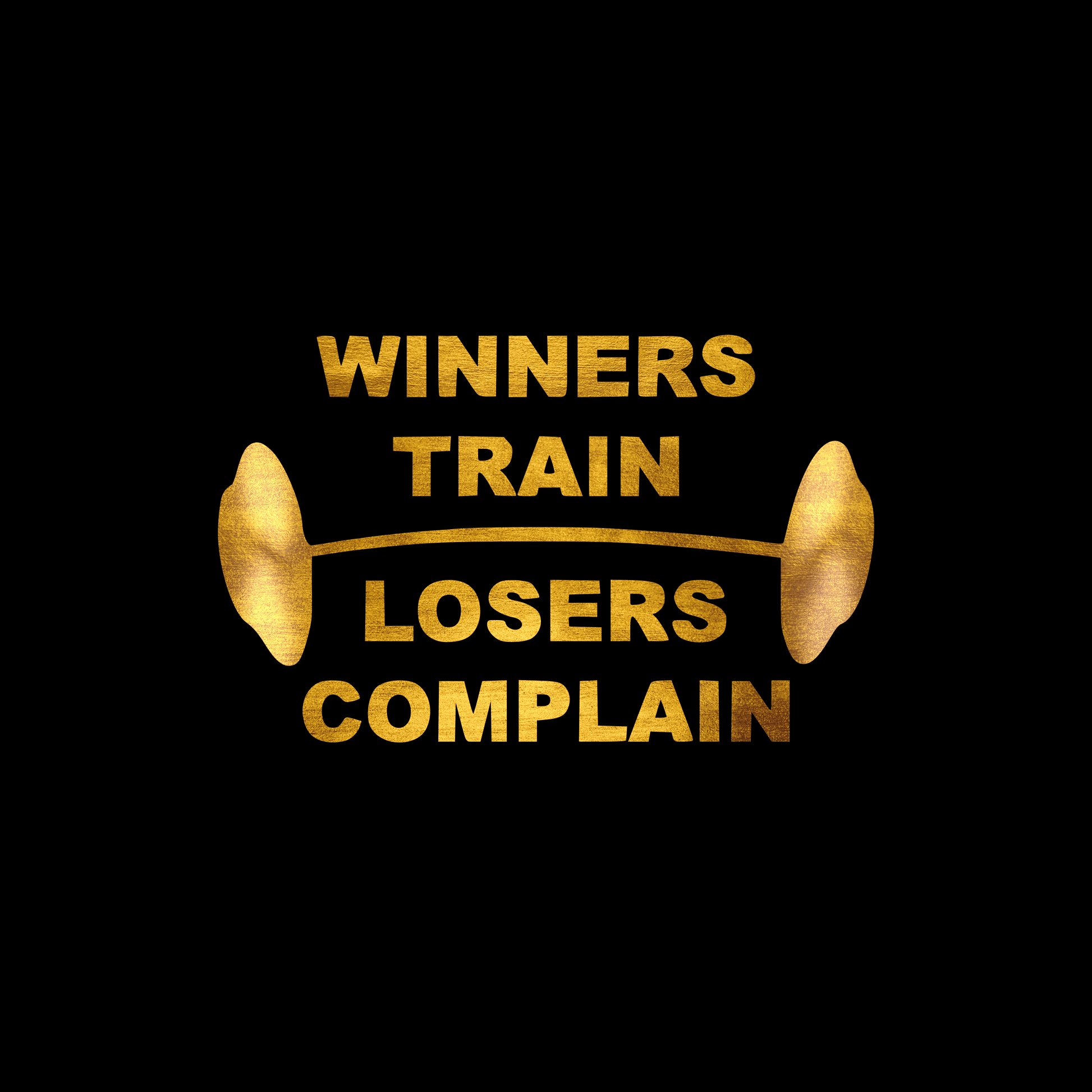 Winners train losers complain sticker decal