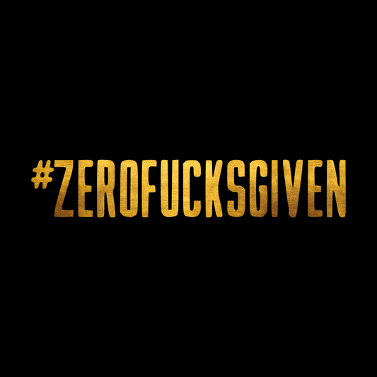 zerofucksgiven sticker decal